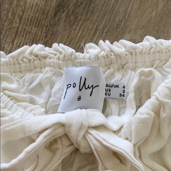 ELOUISE CROP TOP WHITE | PRINCESS POLLY - Picture 3 of 5